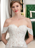 Elianna Ball-Gown/Princess Sweetheart Sweep Train Tulle Wedding Dress BF2P0013685