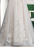 Elianna Ball-Gown/Princess Sweetheart Sweep Train Tulle Wedding Dress BF2P0013685