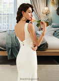 Janice Trumpet/Mermaid Floor-Length Wedding Dress BF2P0013762