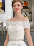 Julie Ball-Gown/Princess Court Train Tulle Wedding Dress With Beading Sequins BF2P0013770