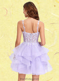 Silvia Ball-Gown/Princess Sweetheart Short Tulle Homecoming Dress BF2P0025677