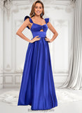 Brooklyn Ball-Gown/Princess Sweetheart Floor-Length Satin Prom Dresses BF2P0025859