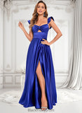 Brooklyn Ball-Gown/Princess Sweetheart Floor-Length Satin Prom Dresses BF2P0025859