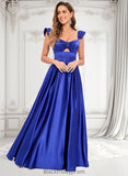 Brooklyn Ball-Gown/Princess Sweetheart Floor-Length Satin Prom Dresses BF2P0025859