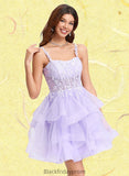 Silvia Ball-Gown/Princess Sweetheart Short Tulle Homecoming Dress BF2P0025677