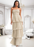 Azaria A-line Sweetheart Floor-Length Chiffon Bridesmaid Dress BF2P0025762