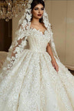 2024 A Line Off The Shoulder Wedding Dresses Tulle With Applique And Beads Court Train