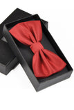 Fashion Polyester Bow Tie Red