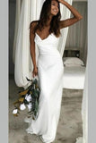 Satin Wedding Dresses Mermaid Beads