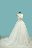 2024 Sweetheart Beaded Bodice Organza Wedding Dresses A Line Floor Length