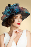 Ladies' Eye-Catching Organza With Bowler/Cloche Hat