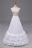 Women Elastic Satin Floor Length 2 Tiers Petticoats #8823