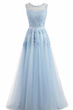 Beautiful A-Line Long Lace Tulle Zipper Evening Dress Ball Gown Bridesmaid Dress