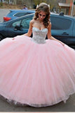 2024 Quinceanera Dresses Sweetheart Ball Gown Floor-Length Beaded Bodice