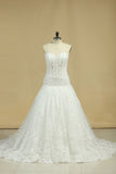 2024 Vintage Wedding Dresses Sweetheart A Line Tulle With Applique Court Train