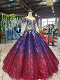 Amazing Sparkly Ball Gowns Princess Prom Dresses Quinceanera Dresses