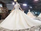 New Arrival Long Off The Shoulder Ball Gown Lace Wedding Dresses