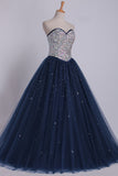 2024 Bicolor Quinceanera Dresses Sweetheart Ball Gown Floor-Length Beaded Bodice