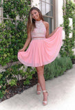 Homecoming Dresses Guadalupe Two Pieces Short CD12165