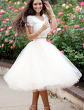 Custom Made Morden Short Dresses For Cheap Dresses Homecoming Dresses Samara Two Pieces Ivory CD939