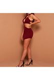 Elastic Satin Short/Mini Scoop Sexy Homecoming Dress