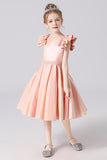 A Line Cute Sleeveless Princess Knee Length Flower Girl Dresses