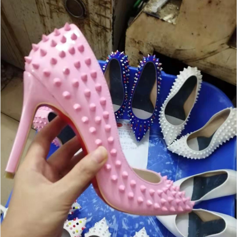 High-heels with Nails Fashion Women Party Shoes